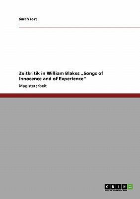 Zeitkritik in William Blakes "Songs of Innocenc... [German] 3640421493 Book Cover