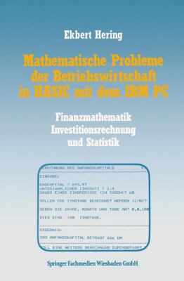 Mathematische Probleme Der Betriebswirtschaft i... [German] 3528044519 Book Cover