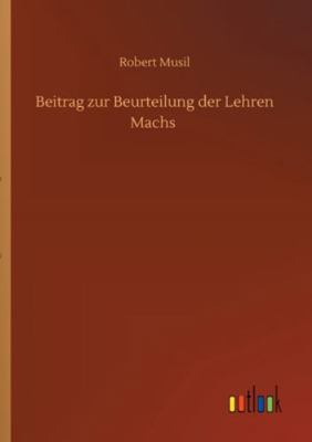 Beitrag zur Beurteilung der Lehren Machs [German] 3752418796 Book Cover