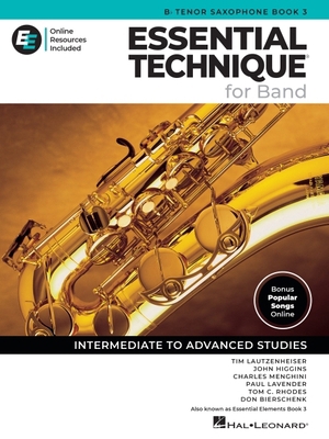 Essential Technique for Band - BB Tenor Saxopho... B0DZW5WFNG Book Cover