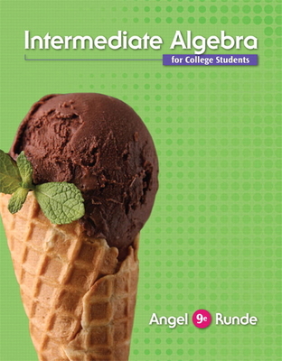 Intermediate Algebra for College Students 0321927354 Book Cover