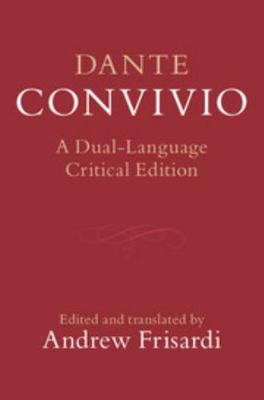 Dante: Convivio 1107139368 Book Cover