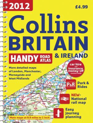 2012 Collins Britain & Ireland Handy Road Atlas 0007427395 Book Cover