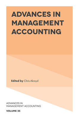 Advances in Management Accounting 1837539170 Book Cover
