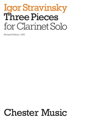 3 Pieces for Clarinet Solo B0078L7VE2 Book Cover