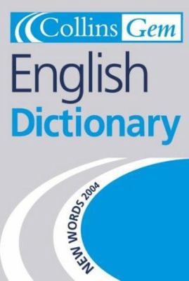 English Dictionary (Collins GEM) 000716484X Book Cover