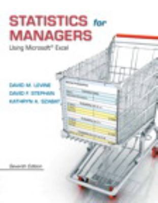 Statistics for Managers Using Microsoft Excel P... 0133130800 Book Cover
