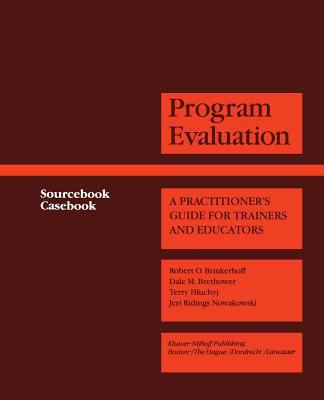 Program Evaluation: A Practitioner's Guide for ... 9401176329 Book Cover