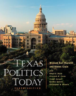 Texas Politics Today (Non-Infotrac Version) 053458666X Book Cover