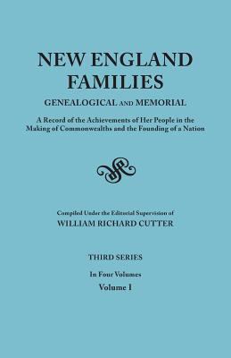 New England Families: Genealogical and Memorial... 0806351942 Book Cover