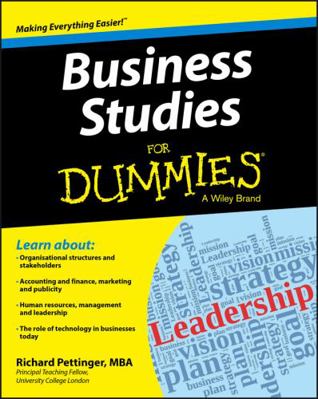 Business Studies for Dummies 1118348117 Book Cover