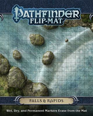 Toy Paizo Publishing 30056 Pathfinder Flip-Mat - Falls & Rapids Book