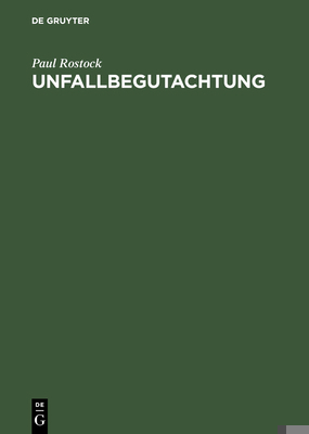 Unfallbegutachtung [German] 311111385X Book Cover