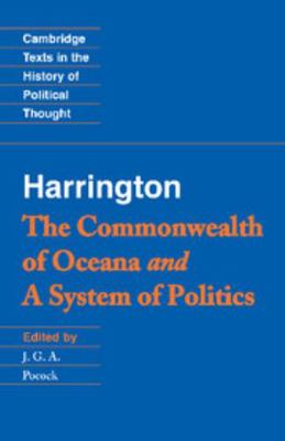 Harrington: 'The Commonwealth of Oceana' and 'a... 0521423295 Book Cover