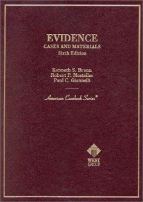 Evidence: Cases and Materials 0314257128 Book Cover