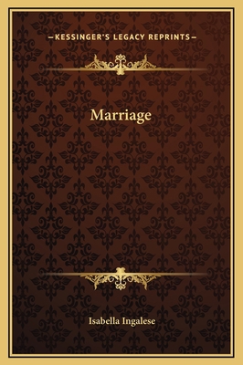 Marriage 1169191959 Book Cover