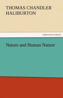 Nature and Human Nature 3842461097 Book Cover