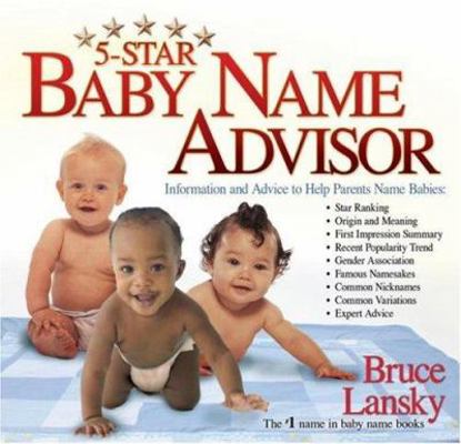 5-Star Baby Name Advisor 0684057840 Book Cover