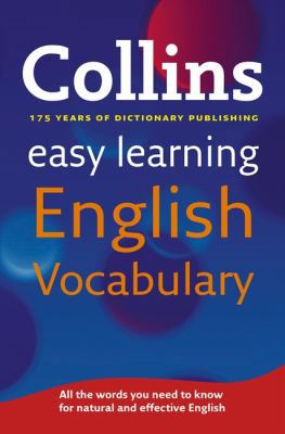Collins Easy Learning English Vocabulary. 0007374712 Book Cover