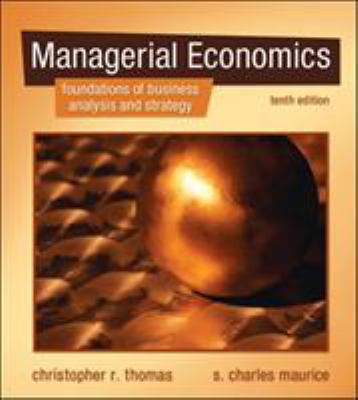 Managerial Economics: Foundations of Business A... 0073375918 Book Cover