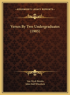 Verses By Two Undergraduates (1905) 1169445586 Book Cover