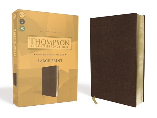 Kjv, Thompson Chain-Reference Bible, Large Prin... 0310459974 Book Cover