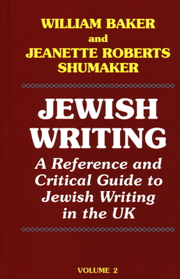 Jewish Writing: A Reference and Critical Guide ... 1912224100 Book Cover