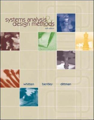 Systems Analysis and Design Methods 0071215212 Book Cover