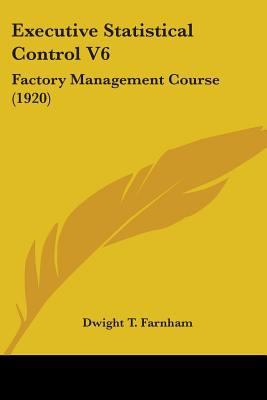 Executive Statistical Control V6: Factory Manag... 0548642087 Book Cover