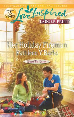 Her Holiday Fireman [Large Print] 0373816588 Book Cover
