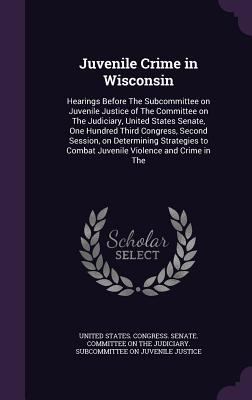 Juvenile Crime in Wisconsin: Hearings Before Th... 1341570592 Book Cover