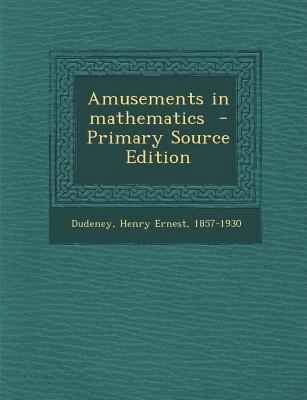 Amusements in Mathematics 1295768240 Book Cover