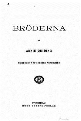 Bröderna [Swedish] 1532730888 Book Cover