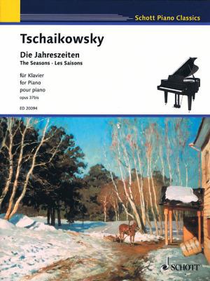 The Seasons Op. 37bis: Piano 3795796245 Book Cover