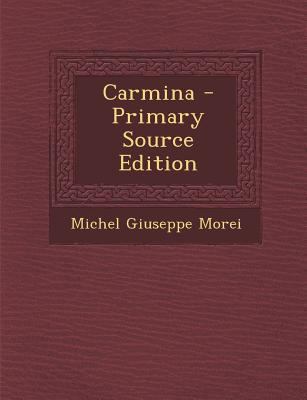 Carmina [Spanish] 1294065785 Book Cover