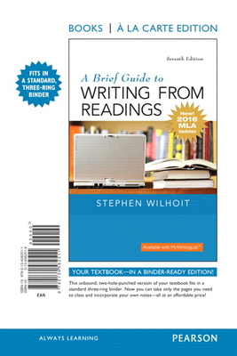 Brief Guide to Writing from Readings, A, MLA Up... 0134582519 Book Cover