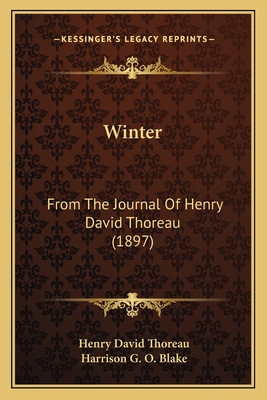 Winter: From The Journal Of Henry David Thoreau... 1164044664 Book Cover