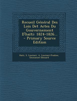 Recueil General Des Lois Det Actes Du Gouvernem... [French] 1293867373 Book Cover