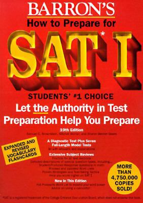 How to Prepare for SAT I (BARRON'S HOW TO PREPA... 0812096363 Book Cover