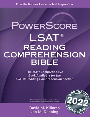 Powerscore LSAT Reading Comprehension Bible 099129923X Book Cover