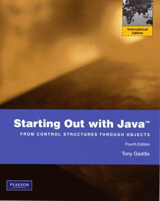 Starting Out with Java From Control Structure T... 0135075807 Book Cover