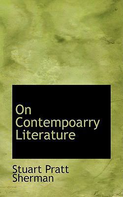 On Contempoarry Literature 1103864378 Book Cover