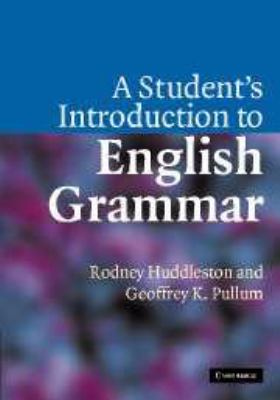 A Student's Introduction to English Grammar 0511815514 Book Cover