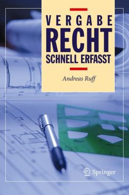 Vergaberecht - Schnell Erfasst [German] 3642172407 Book Cover
