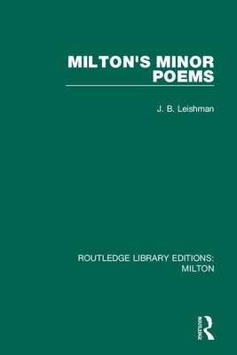 Milton's Minor Poems 0367151561 Book Cover