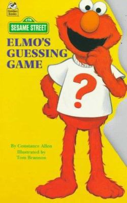 Elmo's Guessing Game (A Golden Sturdy Shape Book) 0307123987 Book Cover