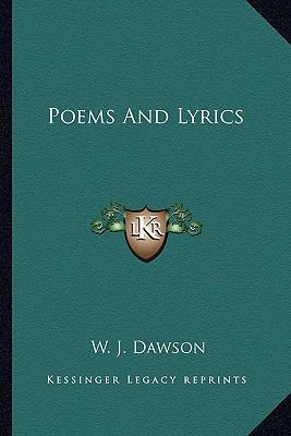 Poems And Lyrics 1163591688 Book Cover