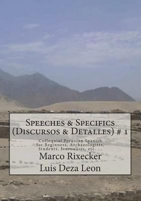 Speeches & Specifics (Discursos & Detalles) # 1... 1539619400 Book Cover