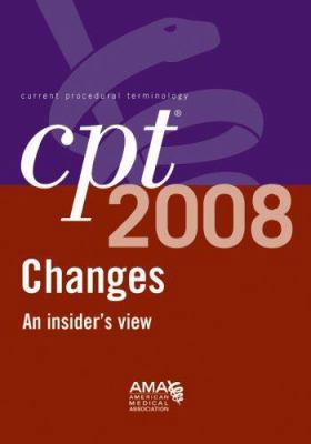 CPT Changes: An Insider's View 1579479413 Book Cover