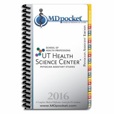 Spiral-bound MDpocket MRG : UT Health Science Center Physician Assistant Edition - 2016 Book